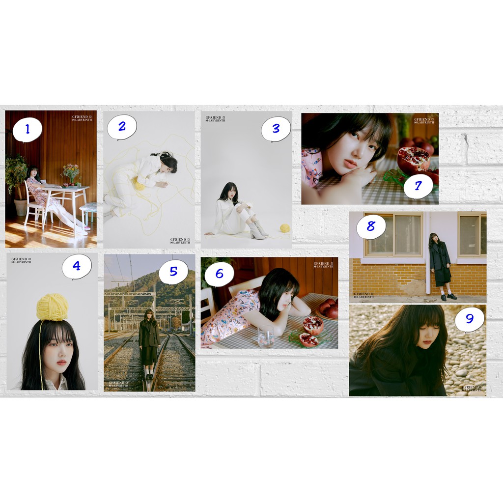 Poster Gfriend YERIN Labyrinth Kpop hiasan dinding kayu dekorasi rumah pajangan kamar