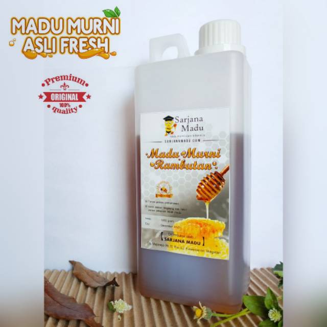 

Madu Murni Rambutan 100% Asli Fresh 1kg