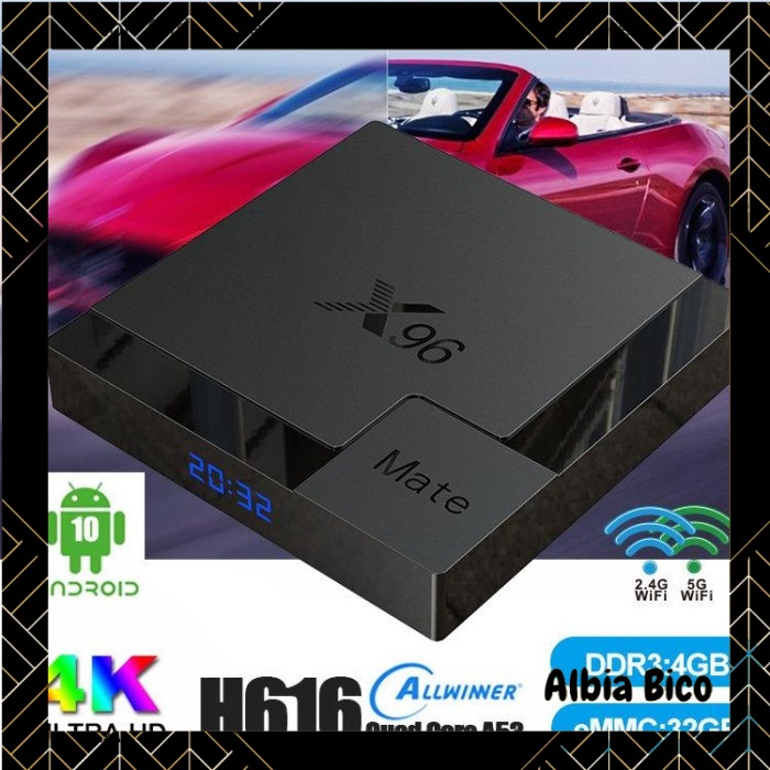 X96 Mate Smart Tv Box 4Gb/32Gb Allwiner H616 Bluetooth 5.0 Android 10 - Tv Box X96 Mate