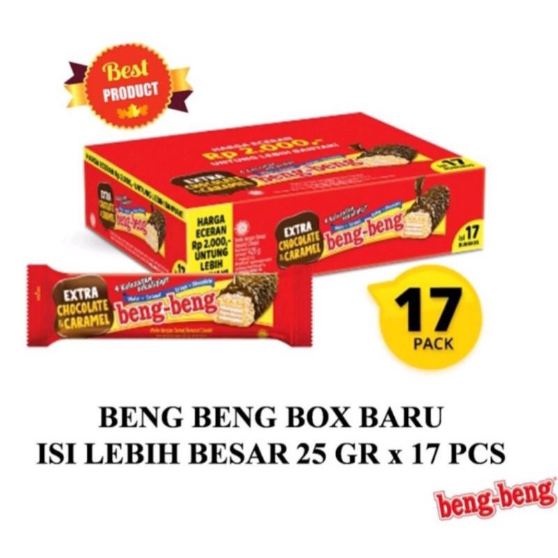 

Beng-Beng Wafer New Lebih Besar 1 Box (17Pcs)