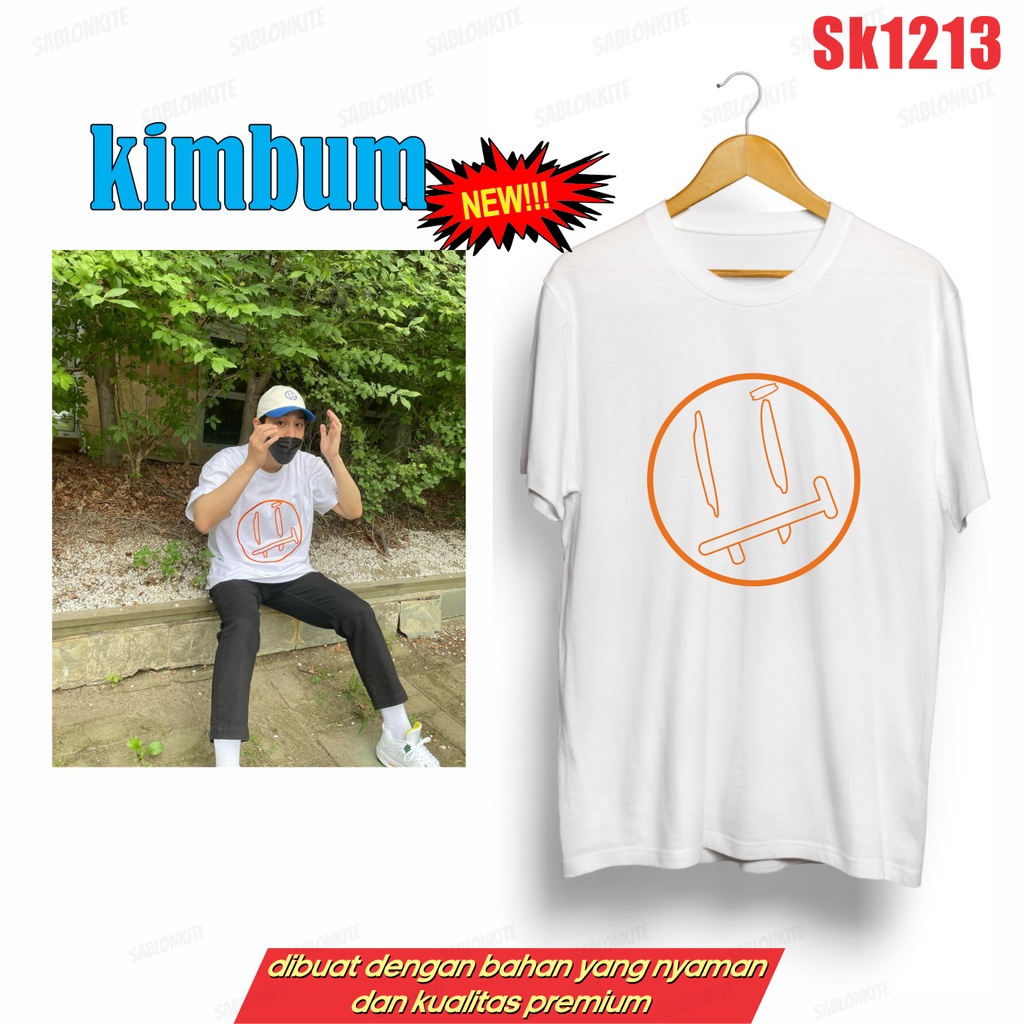 MURAH!!! KAOS KIMBUM SMILE BOLONG KOREA SK1213 UNISEX