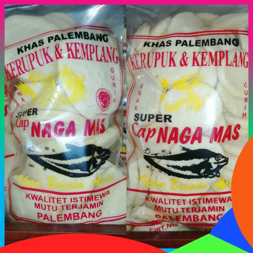 

KEMPLANG SUPER KHAS PALEMBANG 1 KILOGRAM NAGA MAS