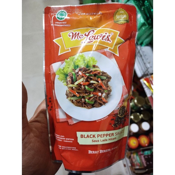 

MC Lewis Black Pepper Sauce 310gr / Saus Lada Hitam