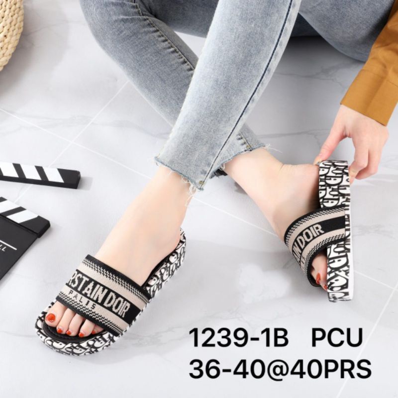 Selop Wedges Jelly Import  Balance 1239/ Sandal Selop Wanita