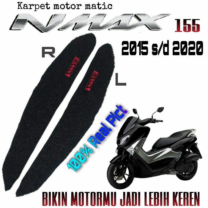 OTOMOTIF AKSESORIS MOTOR KARPET MOTOR NMAX 155 TAHUN 2021 BAHAN NOMAD/SERABUT MIE/BIHUN