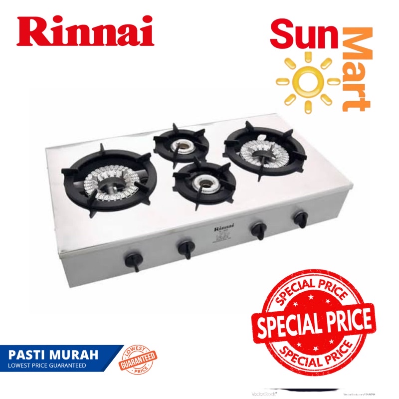 Rinnai Kompor Gas 4 Tungku RI-4RSP RI4RSP RI 4 RSP