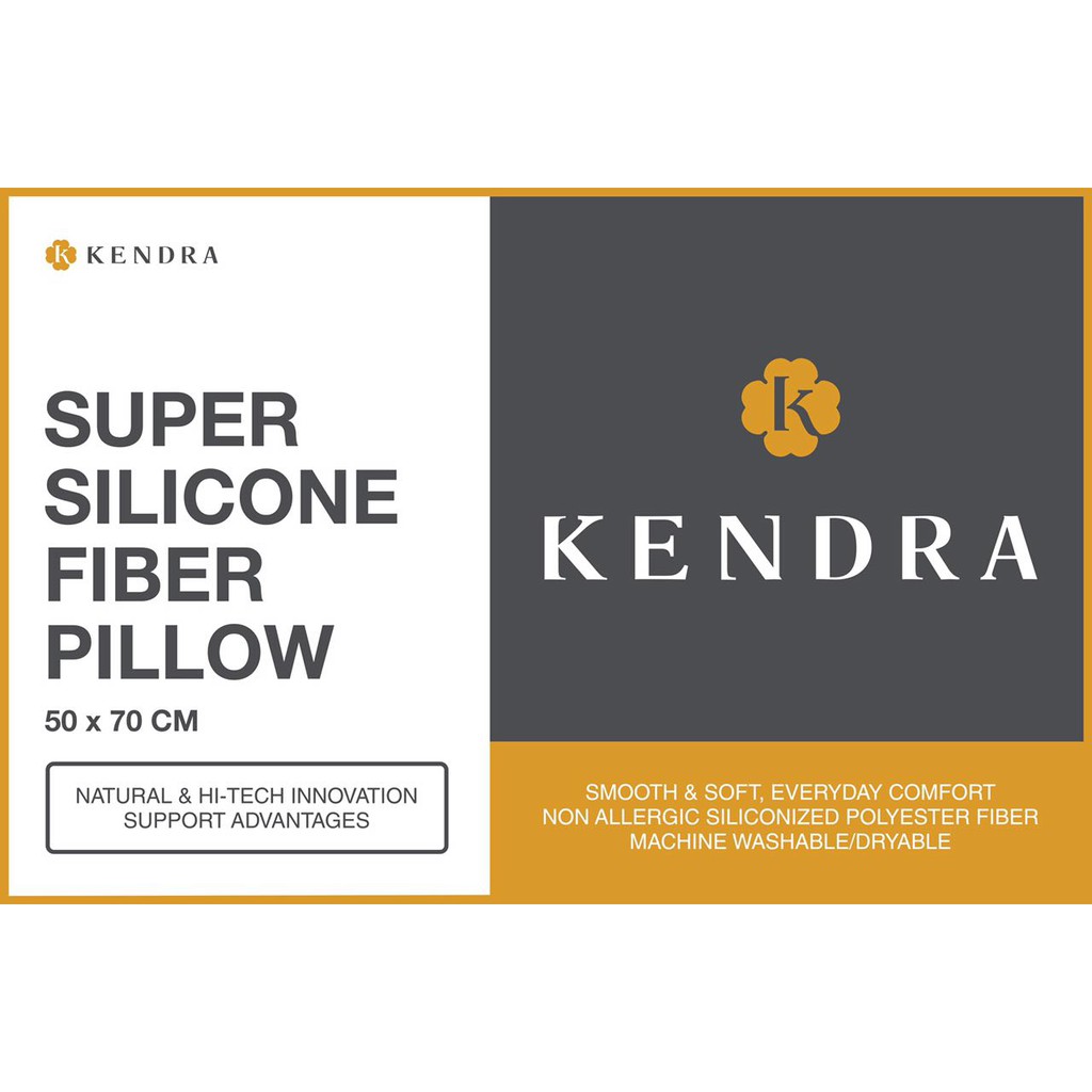 Bantal / Guling Tidur Merk Kendra - Bahan Super Silikon Grade AAA