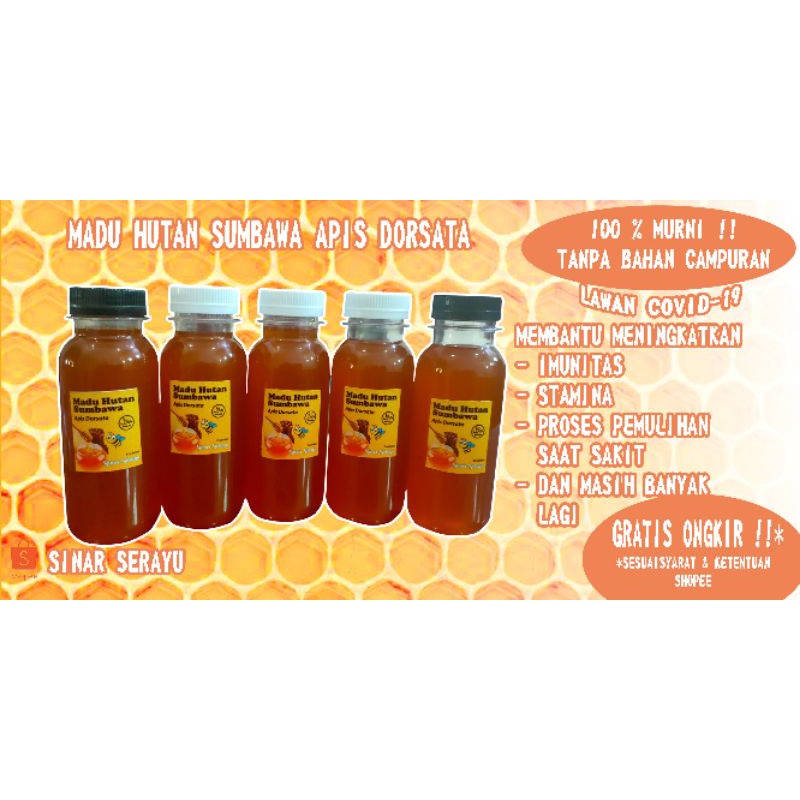 

Paket Spesial 5 in 1 Madu Asli Hutan Sumbawa! Lebih Hemat dan Praktis [5 x 100ml]