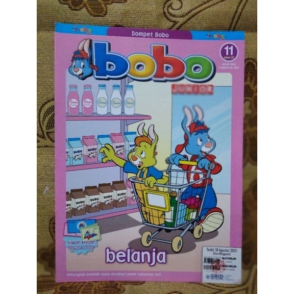 MAJALAH BOBO JUNIOR 18 AGUSTUS 2021
