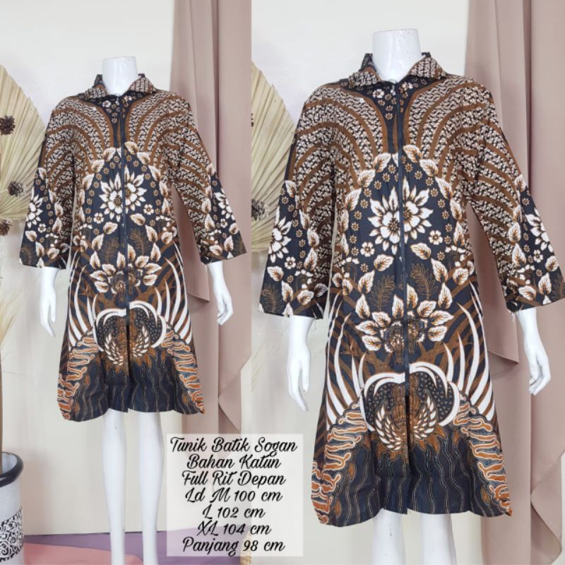 Tunik Batik Sogan
