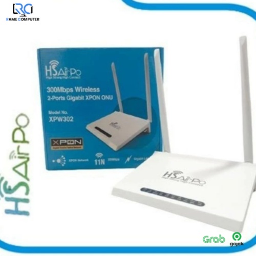 HSAIRPO XPW302 300Mbps wireless 2-PORTS GIGABIT XPON ONU