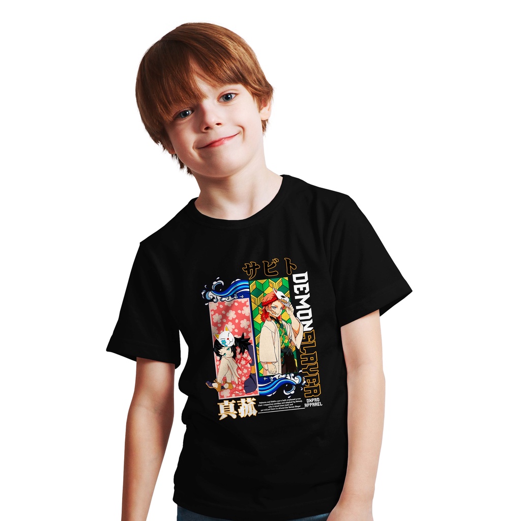 T-SHIRT ANAK ANIME MAKOMO SABITO DEMON SLAYER