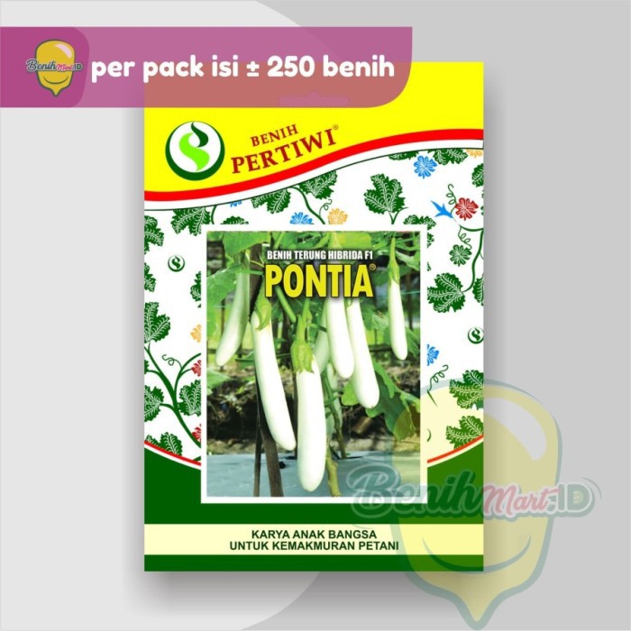 Benih Terong Putih PONTIA - Benih Pertiwi