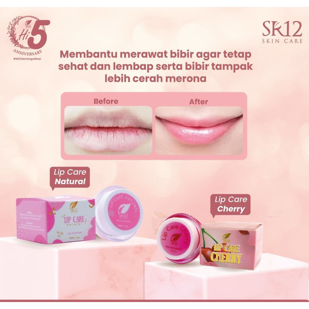 LIPCARE SR12 LIP CARE Pelembab Bibir Pencerah Bibir BPOM Pelembab Bibir Kering BIBIR PECAH