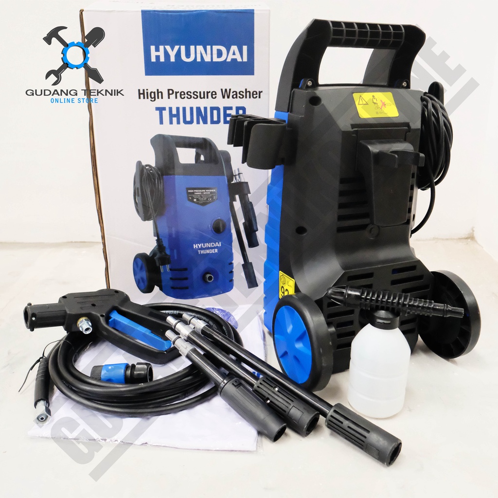 HYUNDAI HDPW 105 Mesin Jet Cleaner Cuci Mobil Motor Steam AC Washer