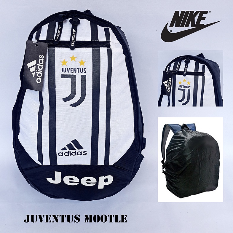 Tas Ransel Backpack Sekolah Olahraga Gym Futsal Klub Sepak Bola JUVE JUVENTUS Anak Dan Dewasa