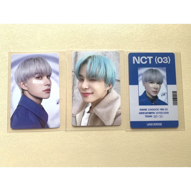id card universe nct jungwoo set