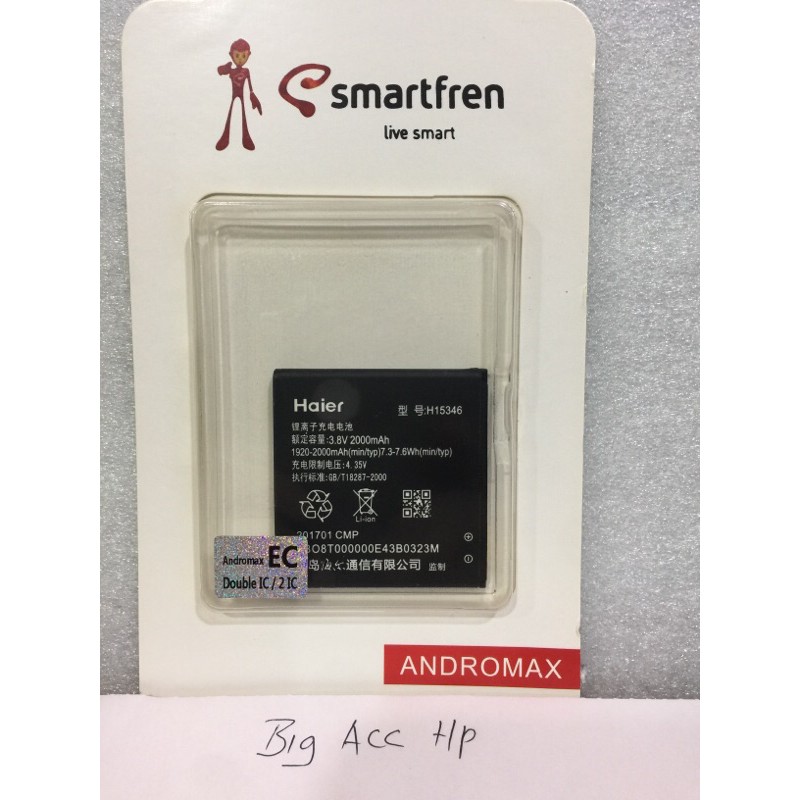 Baterai-Batere-Original Andromax EC / H15346