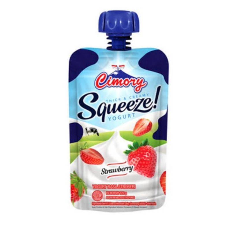 

Cimory Squeeze Yogurt 120 gr strawberry