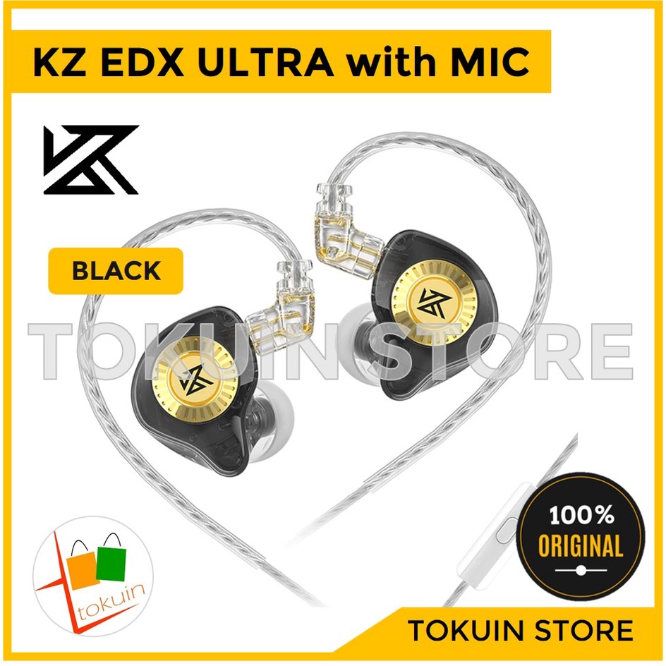 KZ EDX ULTRA In Ear Earphone HiFi IEM Bass Pro Headset with Mic