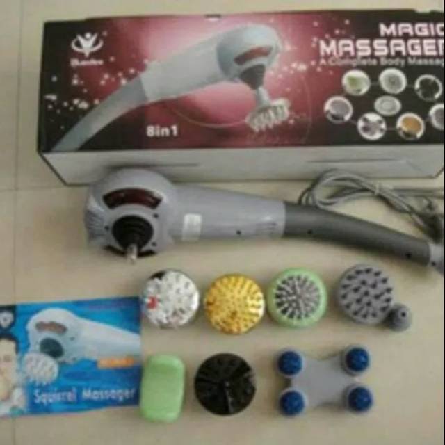 Alat pijat badan MAGIC MASSAGE 8in1 (8 Fungsi)BLUEDIA MASSAGER Terlaris qualitas terjamin bagus