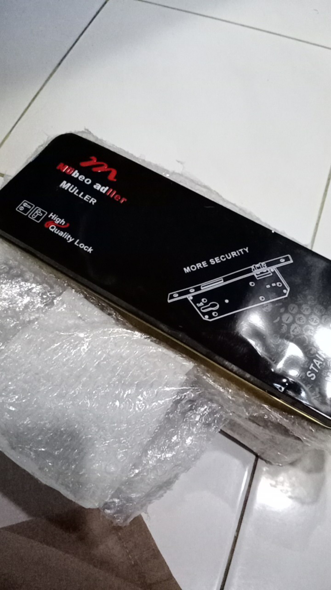 Body Pelor Merek Muller Kunci Pintu Kupu Tarung Pelor Handle Tarikan Gagang Pintu Rumah Stainless