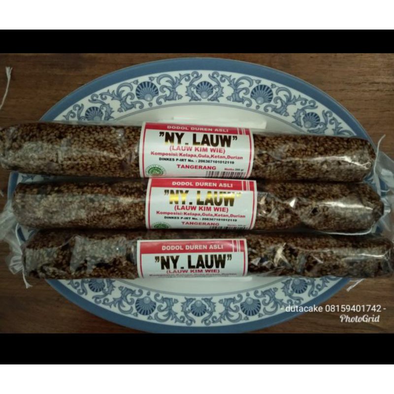 

Dodol Duren Wijen 1kg Ny. Lauw