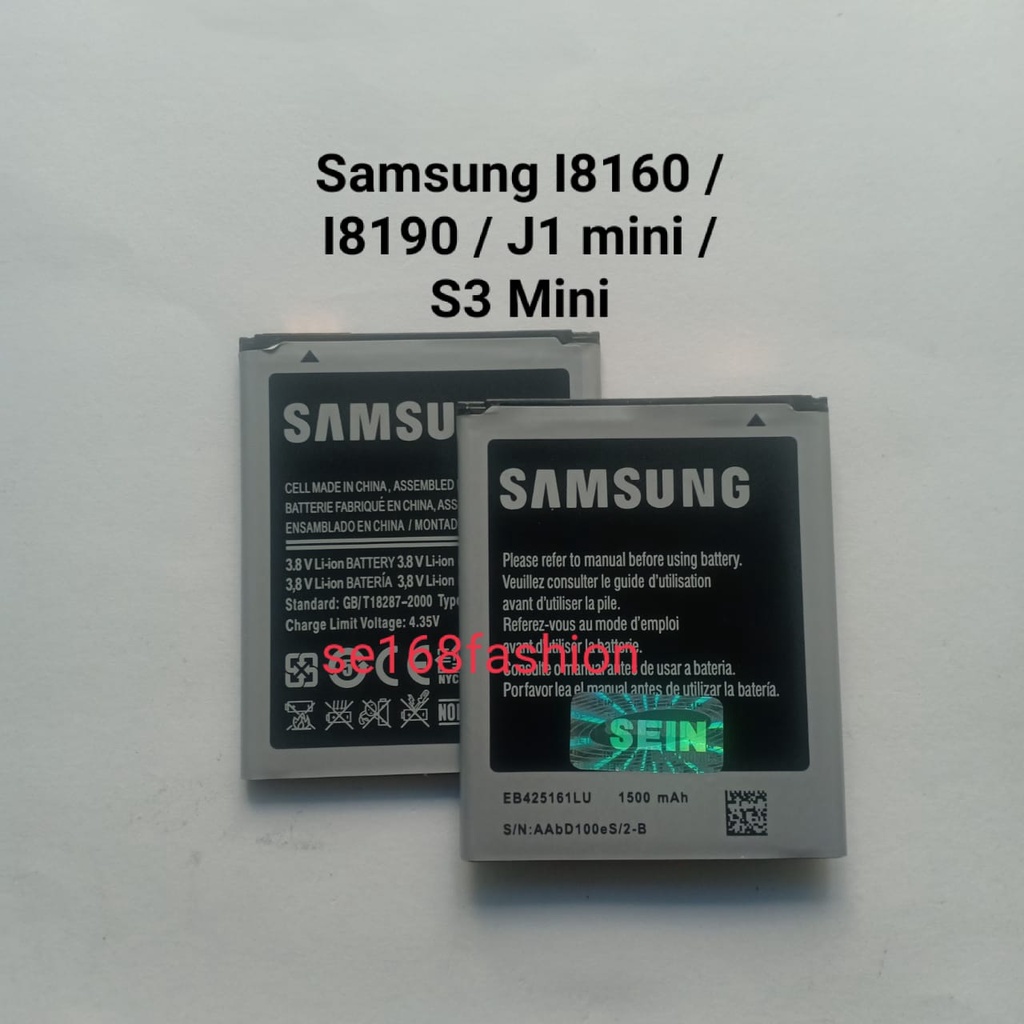 Baterai Samsung i8160 I8190 J1 Mini S3 Mini batre Batere Battery