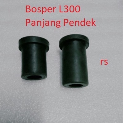 Karet Bosper Bushing per L300 Bushing per Panjang atau Pendek busing mitsubishi  l 300 Dibuat dari bahan Karet  BAN berserat tahan kuat awet