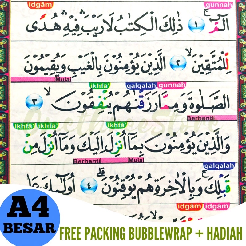 30Juz Quran ARAB Tajwid Ber-Warna INDONESIA Al Quran Tajwid Warna al qur'an Buku Filsafat Ilmu Alqur