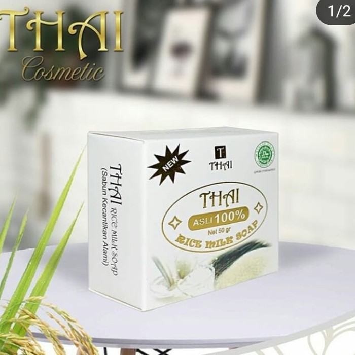 Thai Rice Milk Soap ASLI 100%