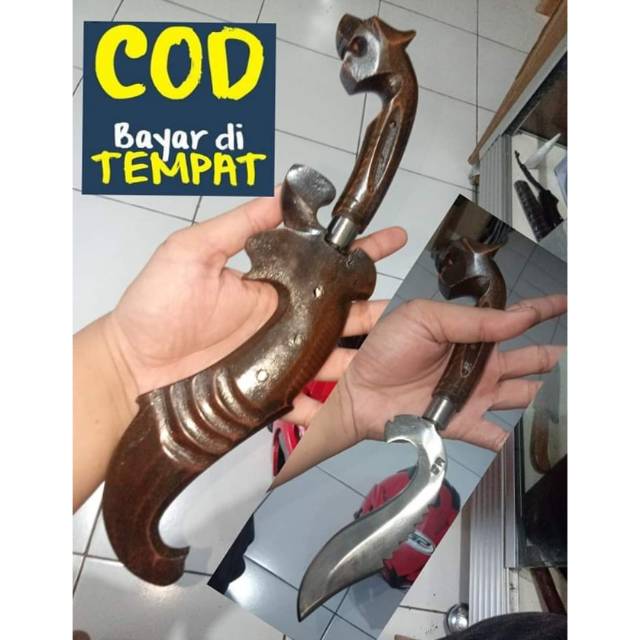 KUJANG ANTIK UKIR MACAN bajja perr mini koleksian has jawa