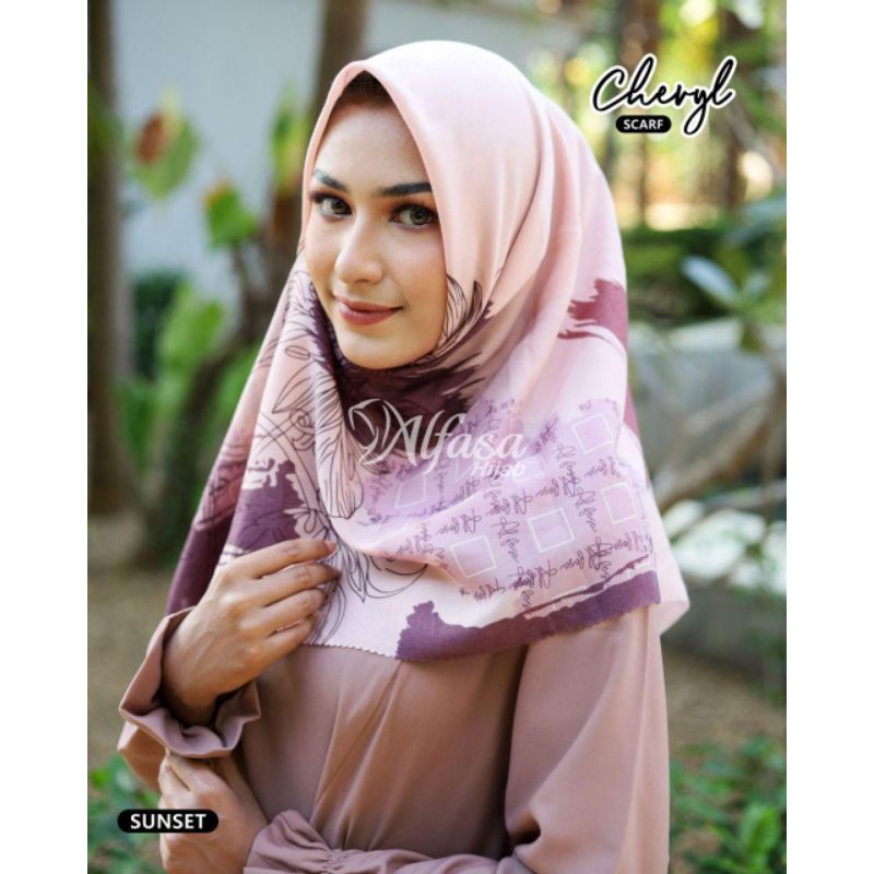 CHERYL SCARF /HIJAB SEGI EMPAT BY ALFASA