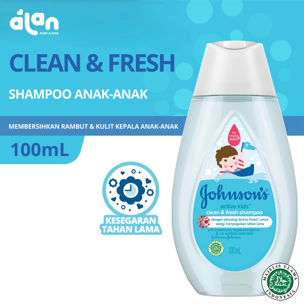 Johnson’s Active Kids Shampoo All Variant 100ml dan 200ml