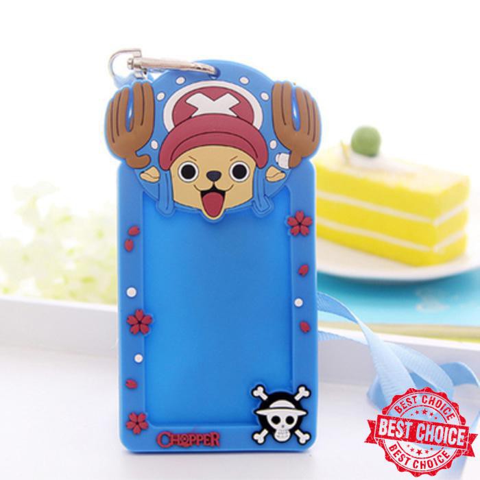 

Promo Tempat kartu card holder name tag anime one piece chopper lucu silikon Murmer