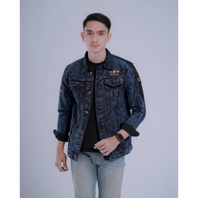 JAKET JEANS PRIA / JAKET JEANS TERBARU / JAKET JEANS LOGO / JAKET JEANS EMBLEM