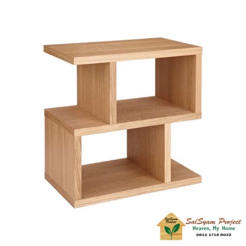 NAKAS MEJA KECIL DEKORASI UNIK RUSTIC / RAK BUNGA JATI BELANDA MURAH / RAK BUKU KAYU MINIMALIS LEBAR