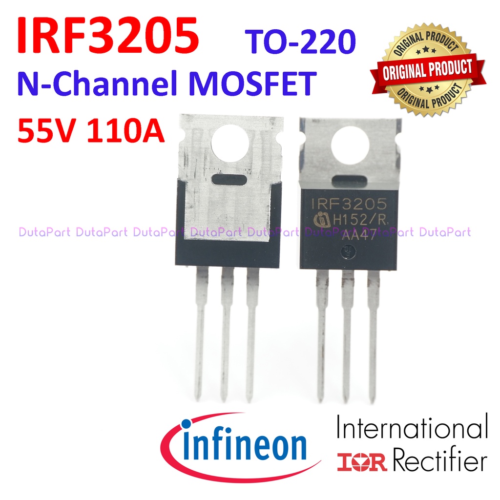 IRF3205 ORIGINAL INFINEON IRF 3205 IRF3205PBF 55V 110A NChannel MOSFET