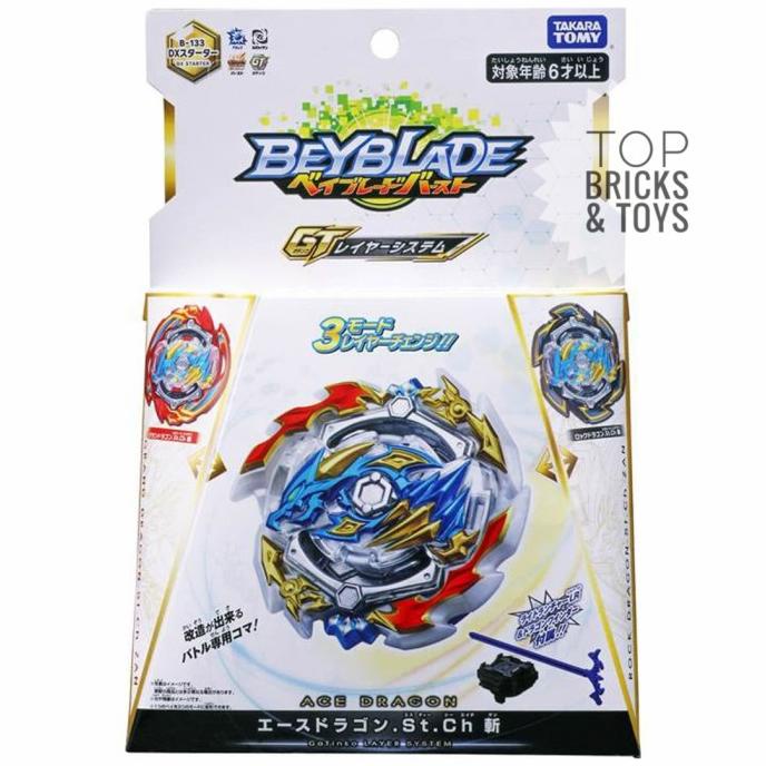 Takara Tomy, Beyblade Burst Gt B-133 Starter Ace Dragon. St. Ch