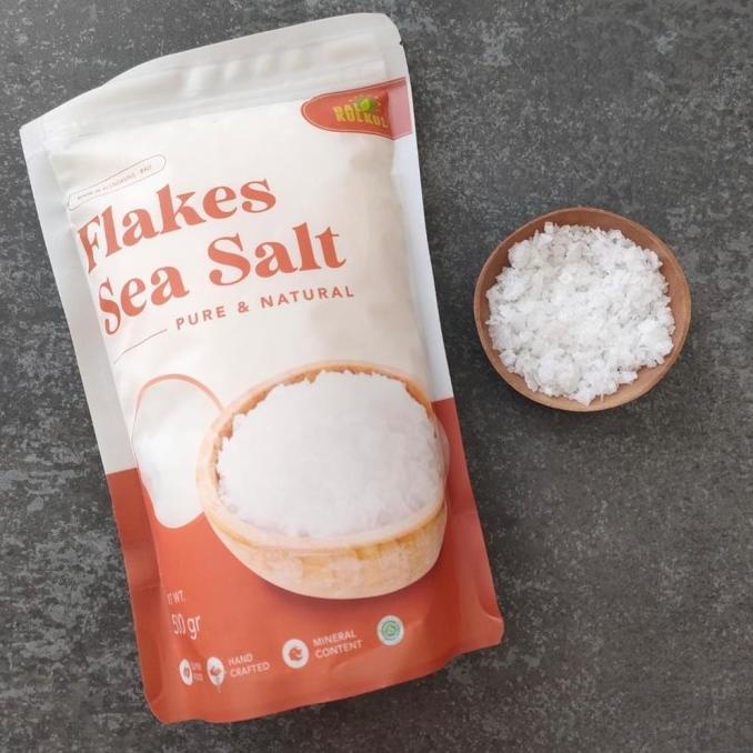 

Natural Flakes Sea Salt Garam Laut 500 gr - Natural Bali Kulkul