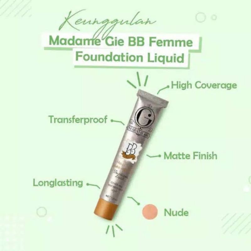 MADAME GIE BB Femme Foundation Liquid Makeup
