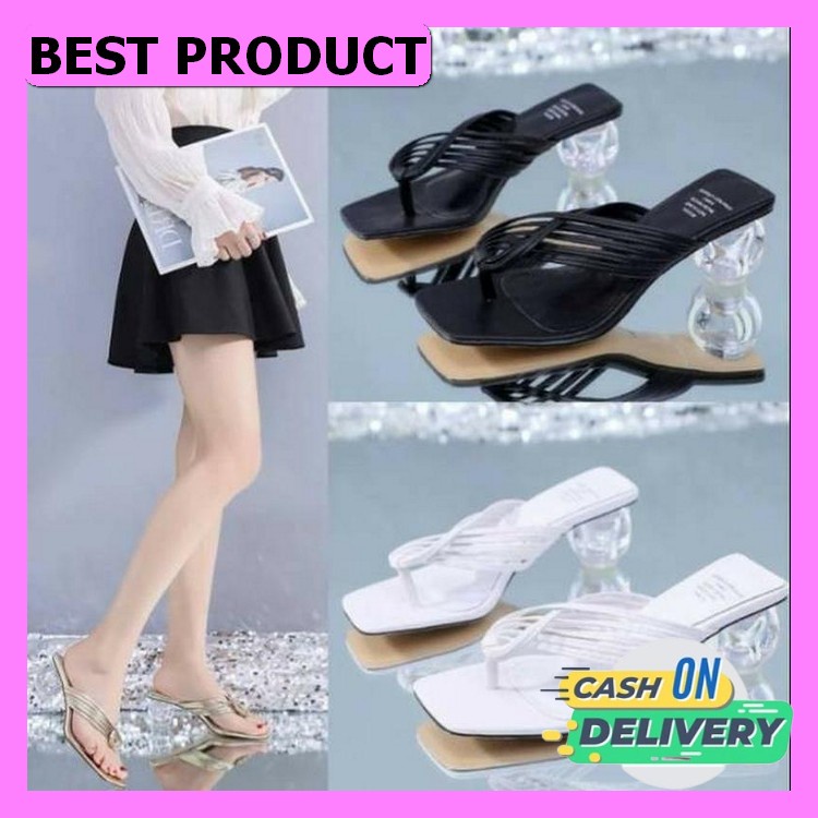 Hils Wanita Hills Hells Haihils Haihil Sepatu Hak Pesta Import Te Pc6 High Heels Ab11 Hak Kaca Perem