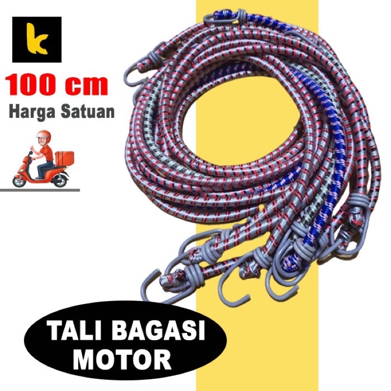 tali bagasi motor 1 meter / 100cm serba guna dan multi fungsi