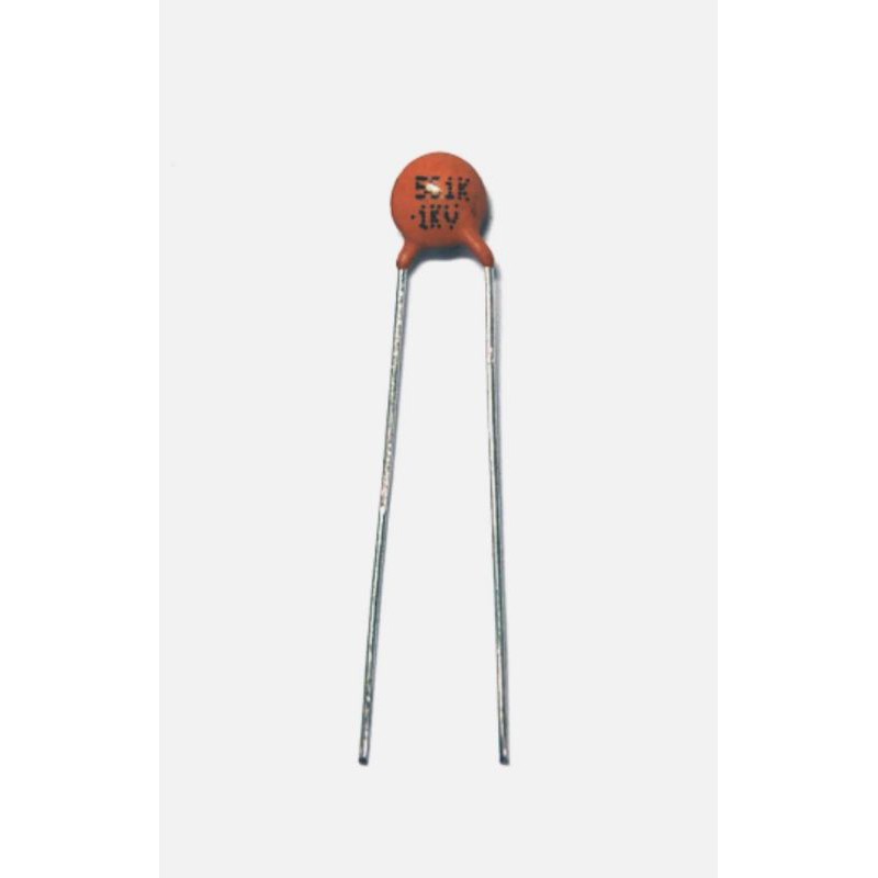 Disc Ceramic Capacitor 561K 560pF 1KV K ±10% Y5P RoHS Taiwan