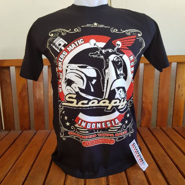 Kaos honda scoopy riders 02 motor bikers club community klub komunitas