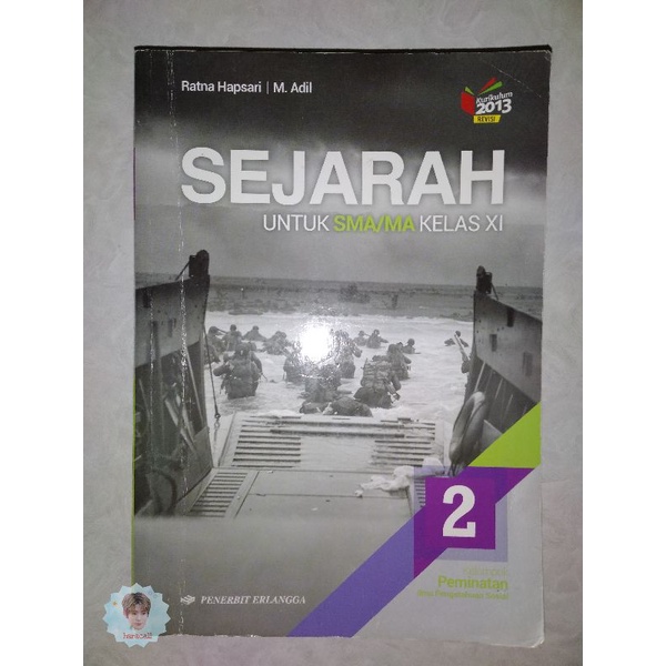 Jual Buku Paket Sejarah Peminatan Kelas 11 Penerbit Erlangga Preloved