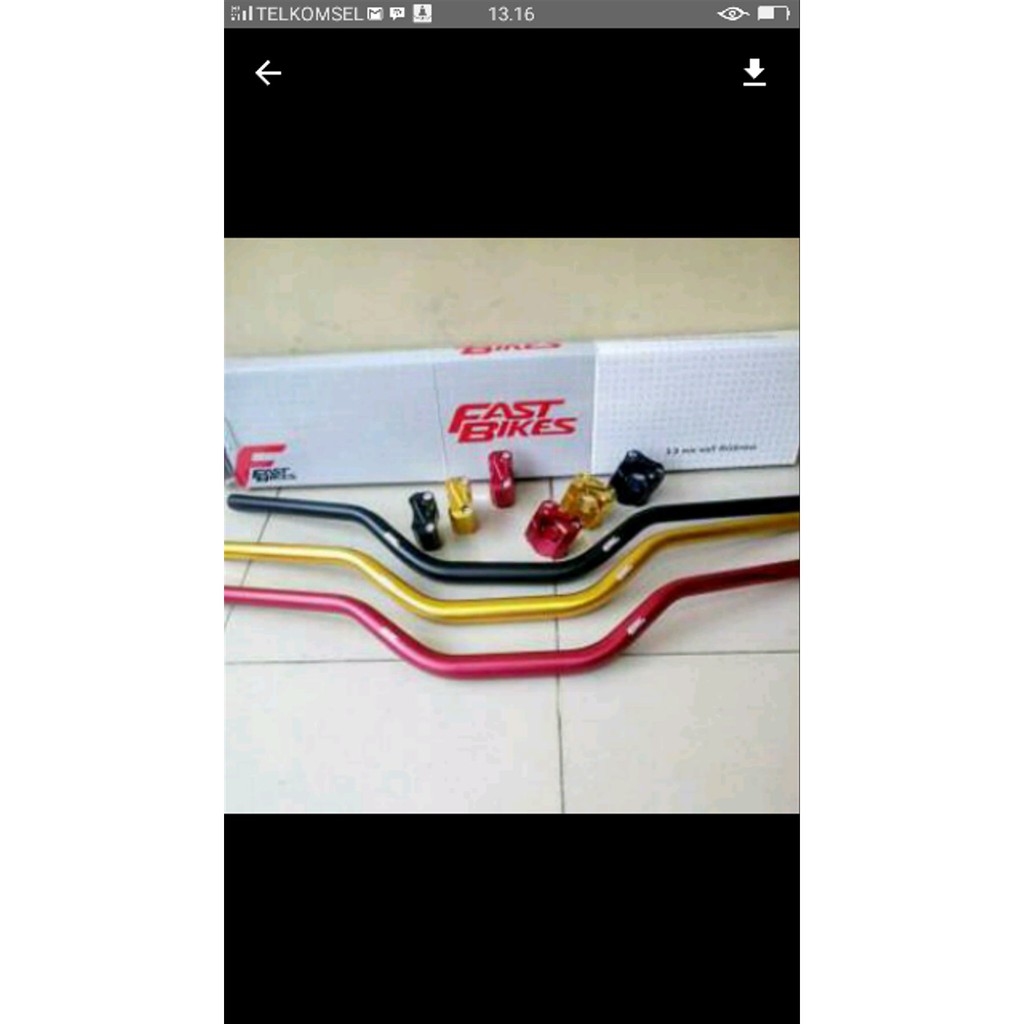 stang fatbar bonus dudukan motor byson-rxk-vixion klx 150-mJKS16295