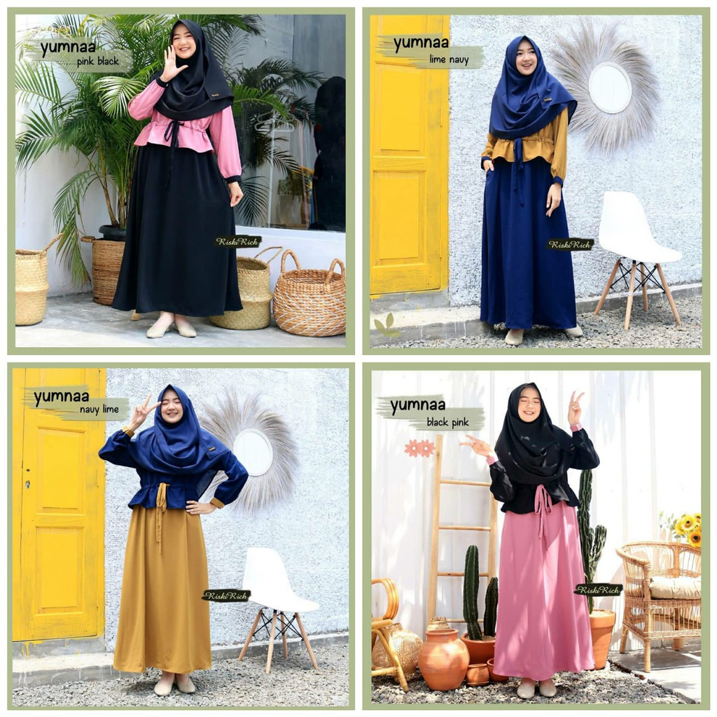 PROMO HAFSAH MAXI -  FLOTTILICIOUS / DRES MURAH / GAMIS MURAH / DRES MUSLIM / GROSIR BAJU ONLINE