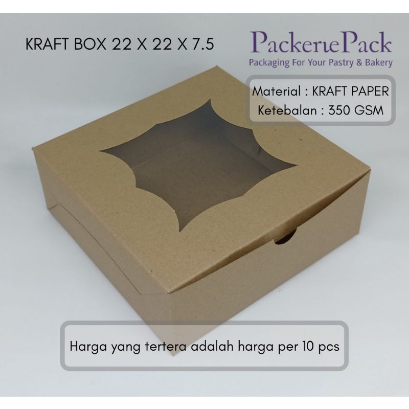 

Kotak Kue / Kraft box (10pcs)