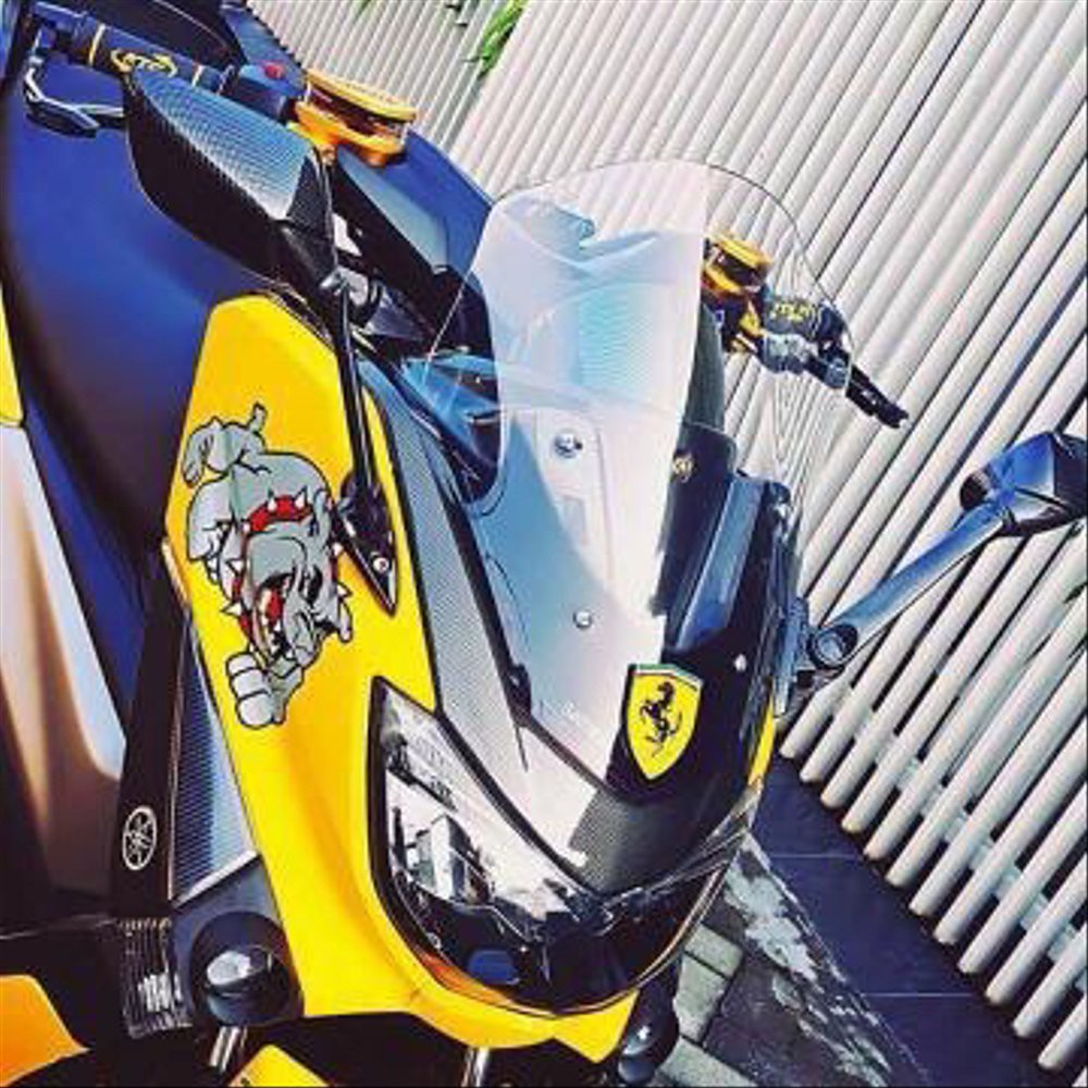 winshield sectbill for yamaha nmax model carbu sectbill nmax double gradasi visor sectbill termurah